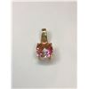 Image 2 : 14K Yellow Gold Topaz Pendant