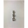 Image 2 : 10K White Gold Diamond Pendant
