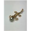 Image 2 : 14K Yellow Gold Lizard Pendant