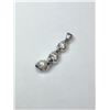 Image 3 : 14K White Gold Diamond Pendant