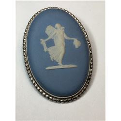Sterling Silver Vintage Wedgewood Cameo Pendant