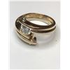 Image 3 : 14K Yellow Gold Diamond Ring