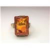 Image 1 : 14K Yellow Gold Amber Ring
