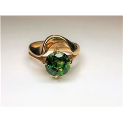 14K Yellow Gold Tourmaline Ring