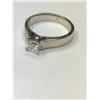 Image 3 : 14K White Gold Diamond Engagement Ring
