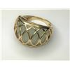 Image 2 : 14K Yellow Gold Jade Ring