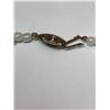 Image 2 : A Single Strand of Cultured Fresh Water Pearls with White Metal Clasp