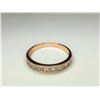 Image 1 : 14K Rose Gold Cubic Zirconia Ring