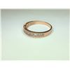 Image 2 : 14K Rose Gold Cubic Zirconia Ring
