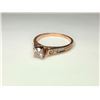 Image 2 : 14K Rose Gold Diamond Ring