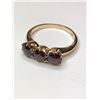 Image 2 : 14K Yellow Gold Garnet Ring