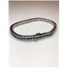Image 2 : 14K White Gold Sapphire Bracelet