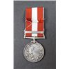 Image 2 : CANADA 1870 Finian Raid Medal Named w/ribbon EF