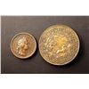 Image 2 : FRANCE 1660-1672 A Lot of 2 Louis XIV Commemorative Medals VF-UNC