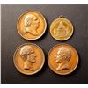 Image 1 : FRANCE 1820-1842 A Lot of 4 Birth and Death Medals VF- EF