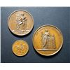 Image 1 : FRANCE 1830-1842 A Lot of 3 Pieces of Recognition Medals EF-FDC