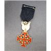 Image 2 : VATICAN CITY Jerusalem Pilgrim's Cross 115 mm w/Ribbon  UNC