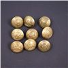 Image 1 : UNITED KINGDOM 1880 Hudson Bay Co. A Lot of 9 Brass Buttons by Firman's London UNC