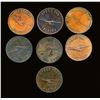 Image 2 : Token 1860 A Lot of 7 PE-5B1 & 2 Fisheries Fine-Very Fine