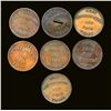 Image 2 : Token 1857 A Lot of 7 PE-7C1 Self Government Fine-Very Fine