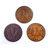 Image 1 : CANADA TOKENS 1823-1840 A Lot of 3 N.S. Pieces Fine-Very Fine+