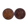 Image 2 : Token 1824 A Lot of 2 George IV Penny  Both Very Fine