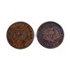 Image 1 : Token 1832 A Lot of 2 George IV Penny Fine-Extra Fine