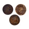 Image 1 : Token 1814-1815 A Lot of 3 Halifax Pieces Fine-Very Fine