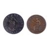 Image 2 : CANADA TOKENS 1814-1815 A Lot of 2 N.S. Pieces Fine-Very Fine