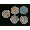 Image 1 : La Banque Du Peuple Tokens 1837 Un Sou LC-4a2 A lot of 5 pieces VG-EF