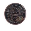 Image 1 : Token 1838 LC-5A1  Co-15 8.4 gm Doubled Lettering Very Fine