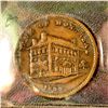 Image 2 : Bank of Montreal 1839 "Side View" Halfpenny CH# LC-10B Br 524 Certified ICCS VF-20