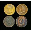 Image 2 : Lower Canada 1820 A Lot of 4 Bust and Harp Tokens including BH-07D RARE