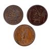 Image 1 : Token 1828-1837 A Lot of 3 Lower Canada Pieces Fine+-EF.
