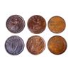 Image 1 : CANADA TOKENS 1805-1815 A Lot of 6 Wellington Pieces Fine-Very Fine+