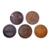Image 2 : CANADA TOKENS 1820-1840 A Lot of 5 Upper Canada Pieces All Fine.