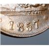 Image 3 : Token 1857 PC-5D 7.9 gm. w/Die Breaks & Re-cuts   AU-UNC