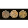 Image 2 : Token 1854 A Lot of 3 Province of Canada Penny Fine-EF