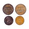 Image 2 : Token 1842-1857 A Lot of 4 Bank of Montreal  coins VF-EF