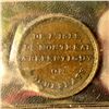 Image 2 : Bout de l'Isle Bridge Token From Island of Montreal Cheval CH#BT-11 Br 540 ICCS VF-30