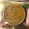 Image 1 : Bout de l'Isle Bridge Token From Repentigny Caleche CH#BT-13 Br 542 ICCS VF-20