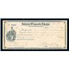 Image 1 : CANADA 1906 Provincial Issues Province of Quebec Judicial Deposits Cheque  Fine+