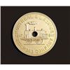 Image 1 : CANADA 1947 Lachine Railway ?TR-3a Gold Restrike 18.1 gms. 10 KT. UNC