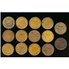 Image 2 : Gnaedinger Token 1852 Br-574 A lot of 14 pieces VG-Unc