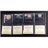 Image 1 : Full Four Piece Set of 1822 British Colonial "Anchor Money Certified ICCS See Description