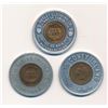 Image 1 : U.S.ENCASED COINAGE A 3 Piece Lot of Indian Head Cents Fine-Uncirculated