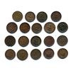 Image 1 : PATRIOTIC CIVIL WAR TOKENS A Lot of 19 Coins Die #'s 45-107 in VG-EF