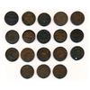 Image 2 : PATRIOTIC CIVIL WAR TOKENS A Lot of 18 Coins Die #'s 112-202 in Very Good-Extra Fine