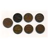 Image 2 : PATRIOTIC CIVIL WAR TOKENS A Lot of 7 Coins Die # 0-352a in Very Good-Extra Fine