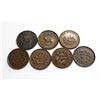Image 1 : USA - Lot of Seven Different Hard Times Tokens See Description